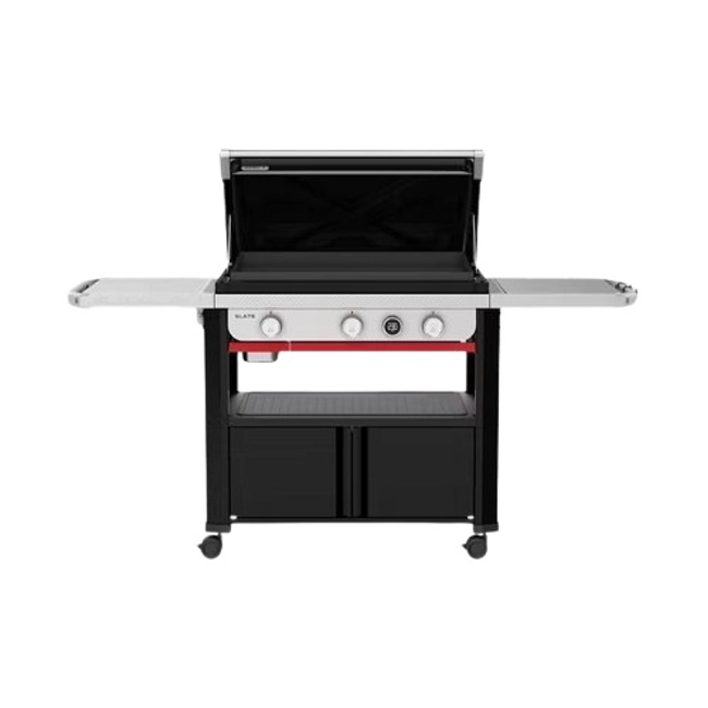 Vendita online Piastra cottura a gas Weber Slate GPD da 76 cm con supporto
